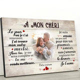 À mon chéri (Photo) - Toile partenaire