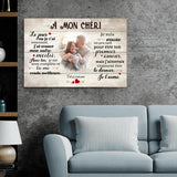 À mon chéri (Photo) - Toile partenaire