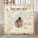 Dans mon cœur (photo) - Coussin partenaire