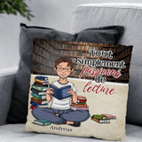 Le dévoreur de livres - amis-Coussin
