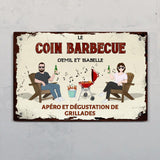 Notre coin Barbecue - Extérieur - Pancarte de porte