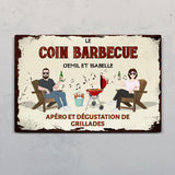 Notre coin Barbecue - Extérieur - Pancarte de porte