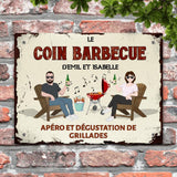 Notre coin Barbecue - Extérieur - Pancarte de porte