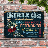 Bienvenue chez - Entrée-Pancarte de porte