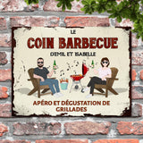 Notre coin Barbecue - Extérieur - Pancarte de porte