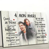 À mon mari (Photo) - Toile partenaire