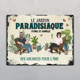 Paradis du jardin - Extérieur - Pancarte de porte