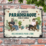 Paradis du jardin - Extérieur - Pancarte de porte