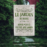 Pour les jardiniers - Drapeau de jardin personnalisé