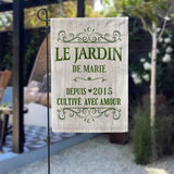 Pour les jardiniers - Drapeau de jardin personnalisé