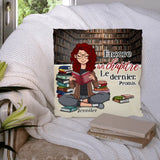 La dévoreuse de livres - amis-Coussin