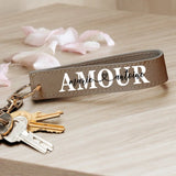 Amour - Couple-Porte-clés PU