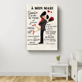 À mon mari dessin - Toile partenaire