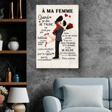 À ma femme dessin - Toile partenaire