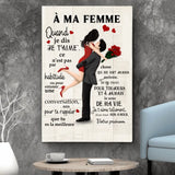 À ma femme dessin - Toile partenaire