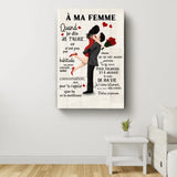 À ma femme dessin - Toile partenaire