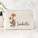 Ta fleur - Trousse de maquillage personnalisée en PU