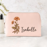 Ta fleur - Trousse de maquillage personnalisée en PU