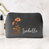 Ta fleur - Trousse de maquillage personnalisée en PU