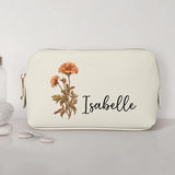 Ta fleur - Trousse de maquillage personnalisée en PU