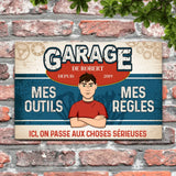 Pour les mécanos - Bricoleurs-Pancarte de porte
