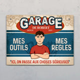 Pour les mécanos - Bricoleurs-Pancarte de porte