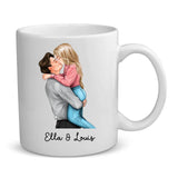 Je te garde - Tasse avec illustration personnalisée pour couple