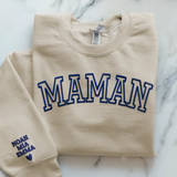 Navy auf Beige