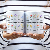Les fleurs de Mamie - Tasse personnalisée pour Maman et Mamie