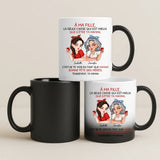 Cadeau personnalisé - mug magique avec changement de couleur thermique et prénom imprimé – idée cadeau originale de Love & Faith