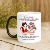 Cadeau personnalisé - mug magique avec changement de couleur thermique et prénom imprimé – idée cadeau originale de Love & Faith