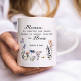 Herz Tasse Mock up Hände