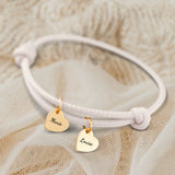 Mes proches - Bracelet en cuir personnalisé pour maman et grand-mère