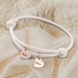 Mes proches - Bracelet en cuir personnalisé pour maman et grand-mère