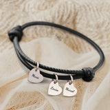 Mes proches - Bracelet en cuir personnalisé pour maman et grand-mère