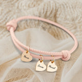 Mes proches - Bracelet en cuir personnalisé pour maman et grand-mère