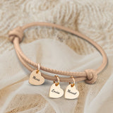 Mes proches - Bracelet en cuir personnalisé pour maman et grand-mère