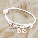 Mes proches - Bracelet en cuir personnalisé pour maman et grand-mère