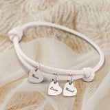 Mes proches - Bracelet en cuir personnalisé pour maman et grand-mère