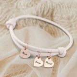 Mes proches - Bracelet en cuir personnalisé pour maman et grand-mère