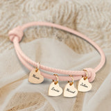 Mes proches - Bracelet en cuir personnalisé pour maman et grand-mère