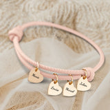 Mes proches - Bracelet en cuir personnalisé pour maman et grand-mère