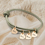 Mes proches - Bracelet en cuir personnalisé pour maman et grand-mère