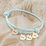 Mes proches - Bracelet en cuir personnalisé pour maman et grand-mère