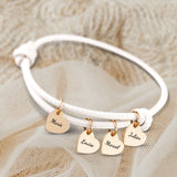 Mes proches - Bracelet en cuir personnalisé pour maman et grand-mère