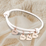Mes proches - Bracelet en cuir personnalisé pour maman et grand-mère