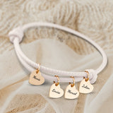 Mes proches - Bracelet en cuir personnalisé pour maman et grand-mère