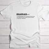 Définition - T-Shirt personnalisé pour Mamie et Maman