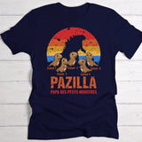 T-shirt bleu marine personnalisable avec ton design – fabriqué par Love & Faith