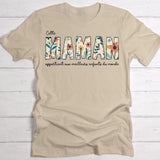 T-shirt beige personnalisable avec ton design – fabriqué par Love & Faith